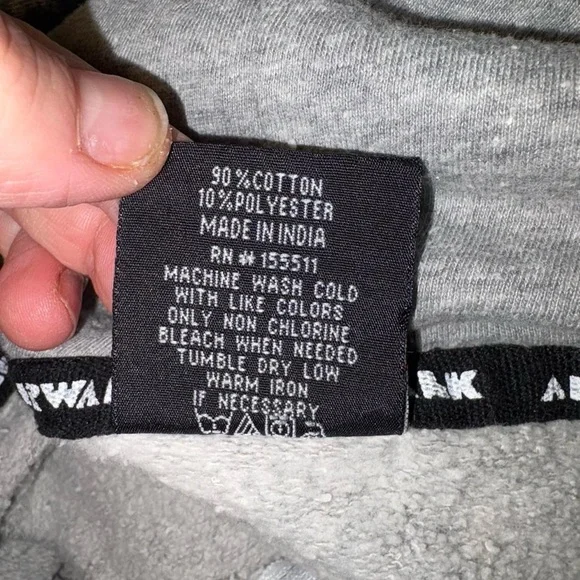 Airwalk Gray Zip-Up Hoodie - Picture 7 of 8